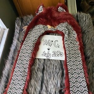 Spirithoods Fire 🔥 Wolf Red Spirit Hood
